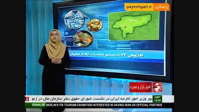 افزایش صادرات کالا از اصفهان