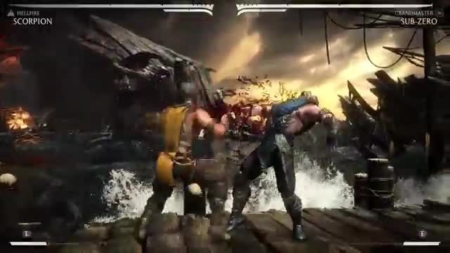 Mortal Kombat X - Scorpion Combos Ninjutsu, Hellfire A