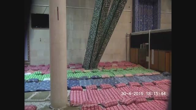 سلیقه عالی خواهران اعتکاف در چینش فضای بخش خواهران مسجد