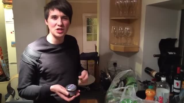 Dan tries Caviar [from Less Amazing Phil] Utubers