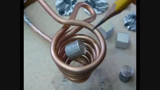 melt metal with magnets