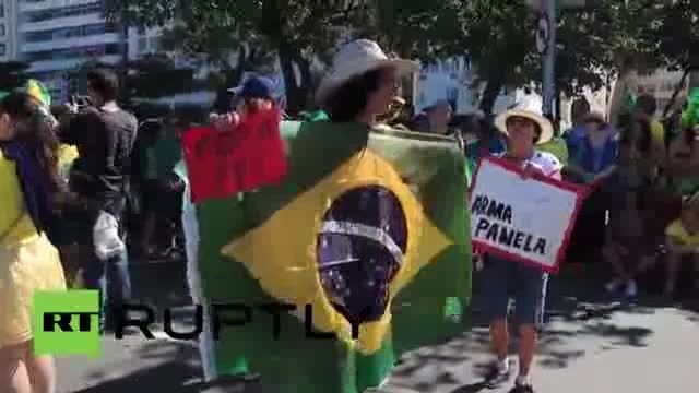 تظاهرات گسترده ضد دولتی در برزیل