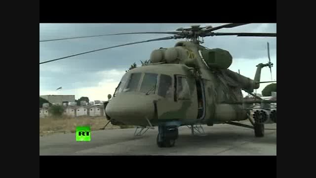 استفاده از هلیکوپترهای روسیه علیه داعش در سوریه
