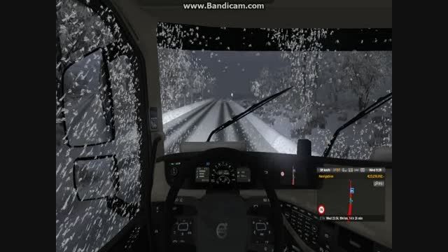 Euro Truck Simulator 2 - Snow Weather