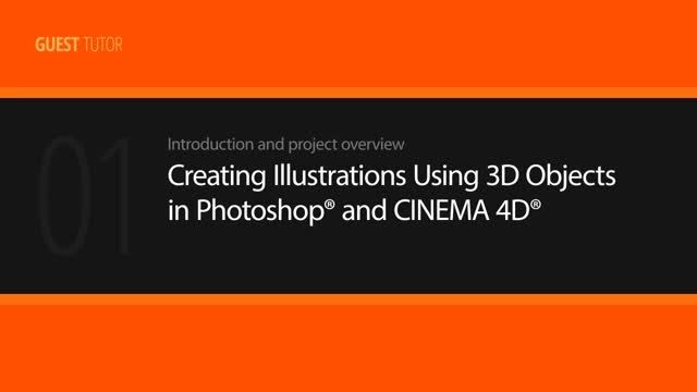 Creating Illustrations Using 3D Objects in Photoshop and CINEMA 4D
