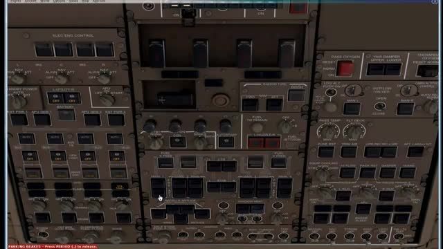 آموزش روشن کردن موتورهای بویینگ 400-747
