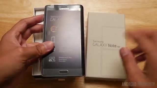 Galaxy note edge unboxing