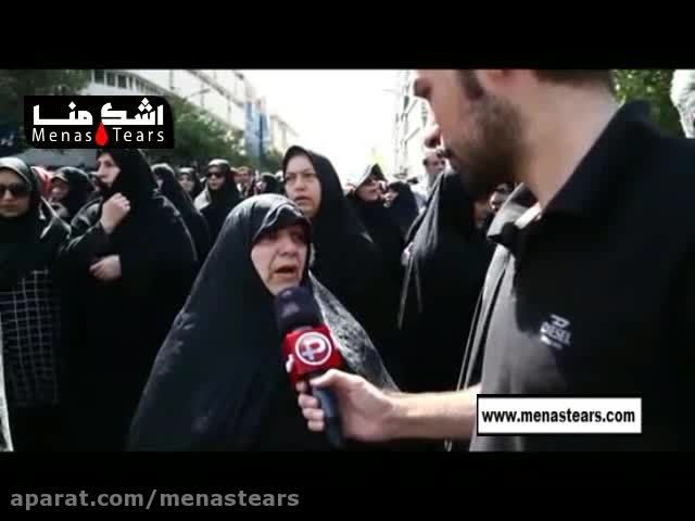 بدرقه باشكوه هزاران ایرانی از حجاج شهید شده درحادثه منا