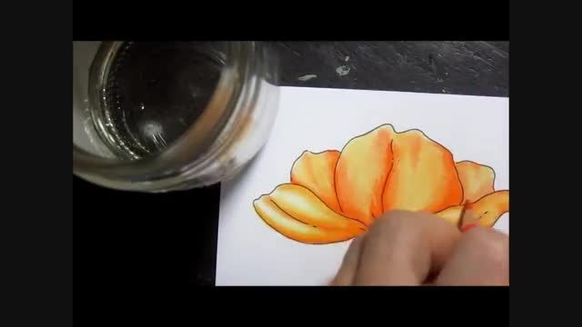 آموزش نقاشی با مداد رنگی 24