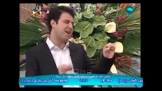 آخوند زرد پوش در صدا وسیمای ایران!!