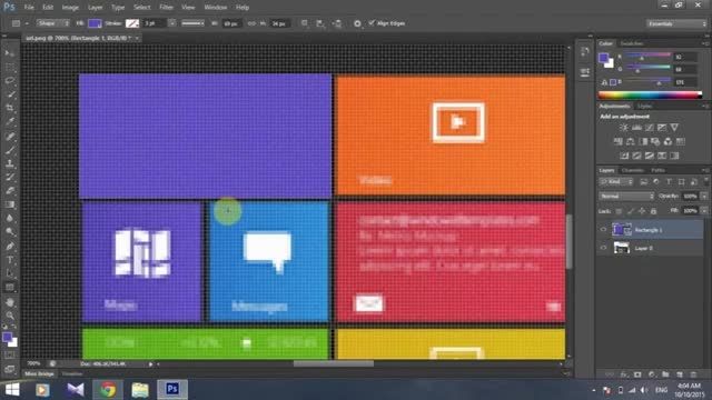 Create Win 8 GUI in photoshop c6[طراحی قالب ویندوز هشت