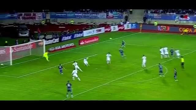 عملکرد لیونل مسی در بازی آرژانتین - اروگوئه