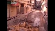 مبارزه خیابانی تانک ها در سوریه