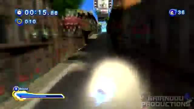 Sonic Generations - Rooftop Run Act 2 Speed Run 01:33.6