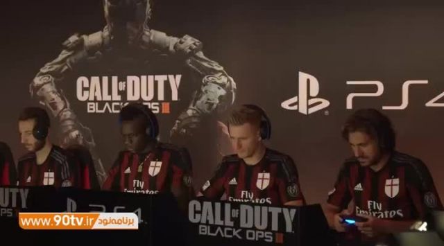 ماریو بالوتلی در تبلیغ بازی Call Of Duty