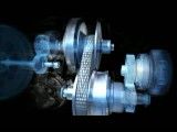 طرز کار موتور تخت و گیربکس متغیر پیوسته (CVT)