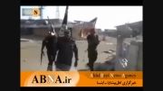 پایین آوردن پرچم داعش در استان صلاح الدین عراق