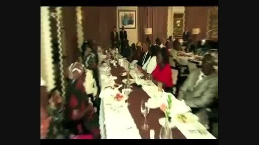 ضیافت شام اوباما با اقوام خود در کنیا