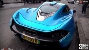 مک لارنBright Blue McLaren P1 in Geneva
