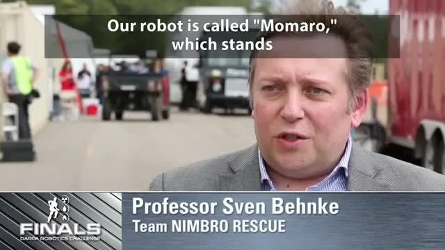 تیم Nimbro در مسابقات رباتیک دارپا