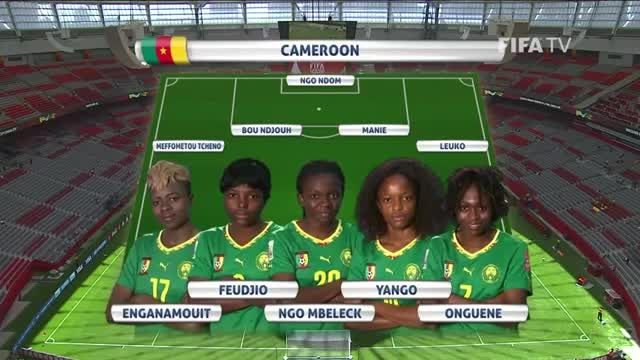 ترکیب : اکوادور VS کامرون (جام جهانی زنان 2015 کانادا)