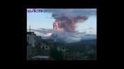 تصاویر دیدنی از آتشفشان تونگوراهوا