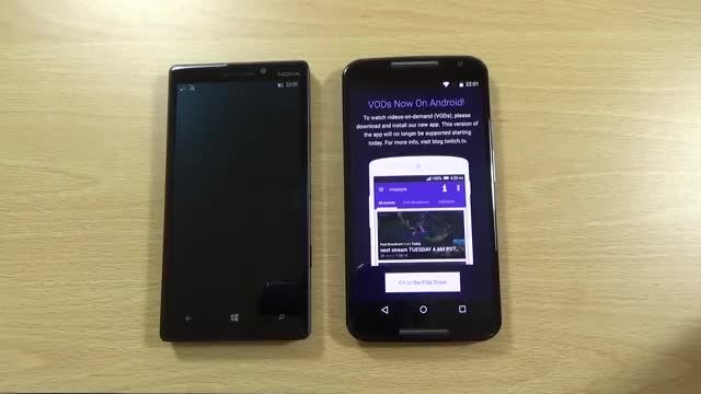 تست سرعت گوشی های Lumia 930 Windows 10 VS Moto X 2014