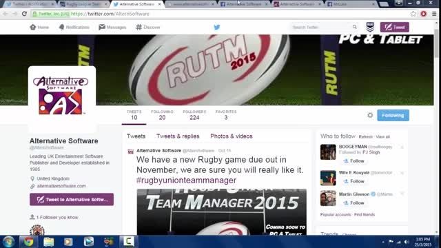 RUGBY LEAGUE TEAM MANAGER 2015 ANNOUNCED