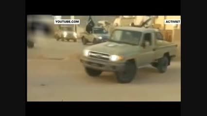 جولان تروریست های داعش در شهر سرت لیبی