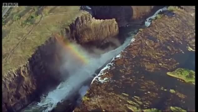 زیباترین و عریض ترین آبشار جهان-ویکتوریا