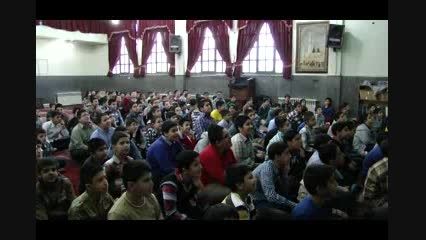 قرائت جمعی دعای عهد توسط دانش آموزان دبستان پیام غدیر 3