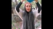 چالش حجاب بازیگران زن در چالش سطل آب و یخ