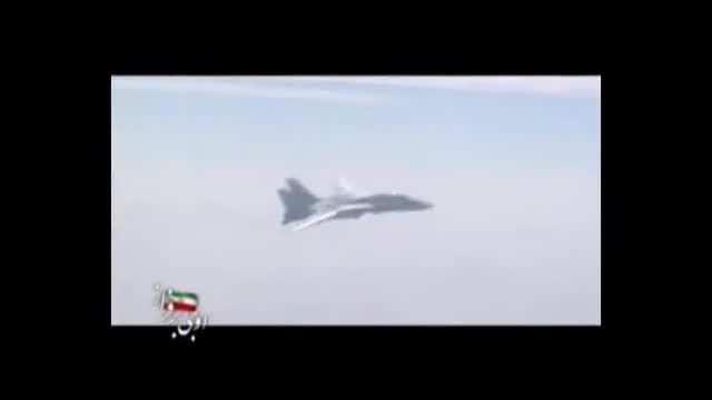 لحظه به لحظه با سوخت گیری جنگنده های ج.ا. ایران در هوا