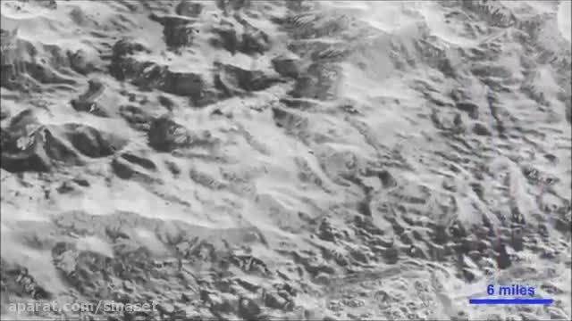 موقعیت تصاویر گرفته شده از سطح سیاره پلوتو