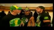 کلیپی خنده دار از Hornswoggle-DX-John Cena.