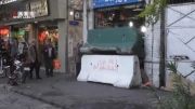 شیوه مرگبار پلمب مغازه ها توسط شهرداری