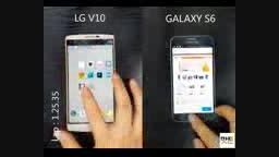 تست سرعت بین LG V10 و GALAXY S6