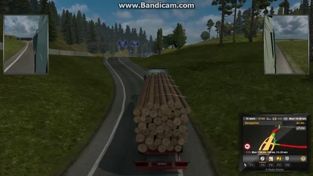 گیم پلی کوتاه از بازی euro truck simulator 2