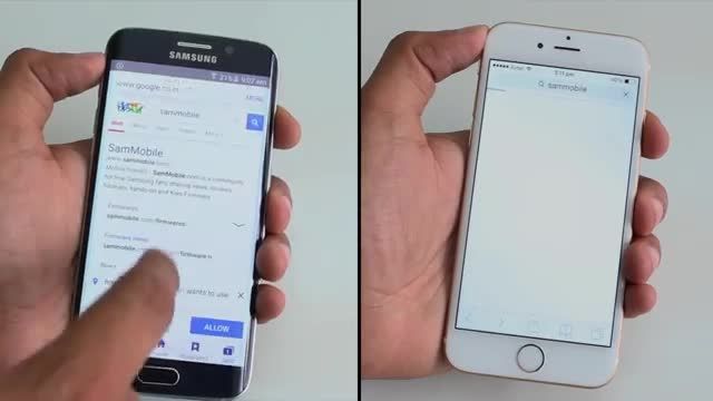 Samsung galaxy s6 .vs. iphone6