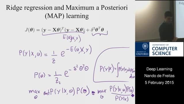 Oxford Mahine Learning - Maximum likelihood