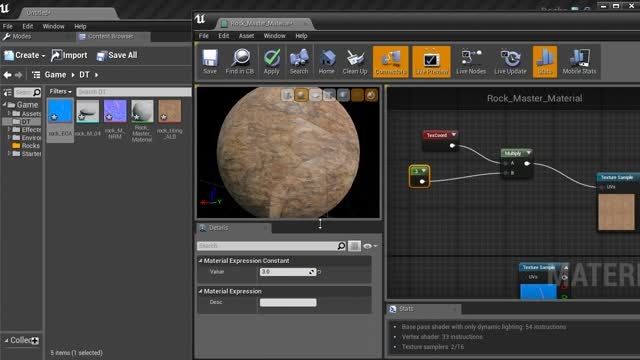 Creating Rock Structures for Games in ZBrush and Unreal