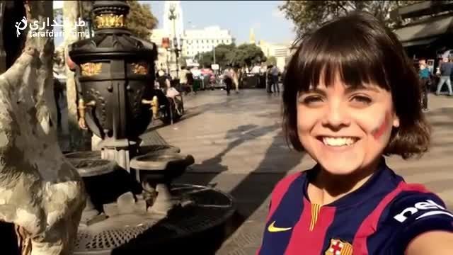تبلیغ بازیکنان بارسلونا برای beko