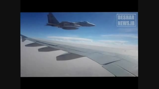 تهدید هواپیمای مسافربری ایران توسط جنگنده های سعودی