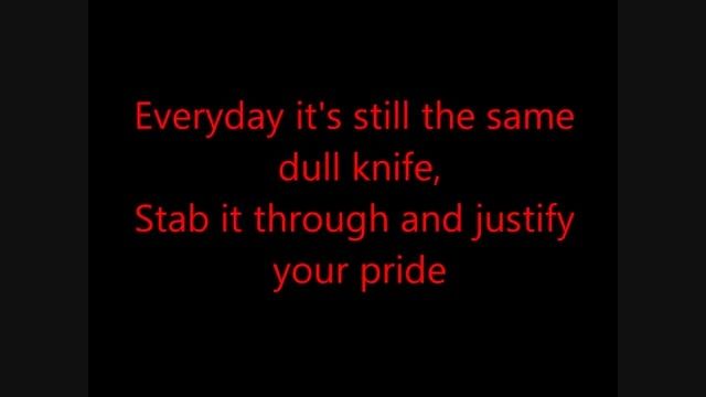 (Black Veil Brides - Knives and Pens (lyrics