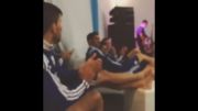 جشن بازیکنان آرژانتین بعد از صعود به فینال