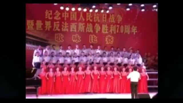 سقوط سکوی در حال اجرای سرود دسته جمعی - چین