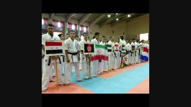 تیم سوکیوکوشین کاراته البرز در مسابقات آسیایی کرمانشاه