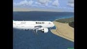 Mahan Air A300B2/ Kish Island Airport Landing