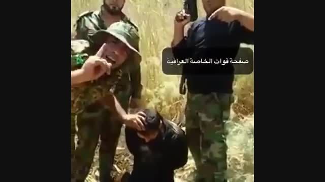 دستگیری یک داعشی سعودی و اعدام به سبک داعش-عراق-سوریه
