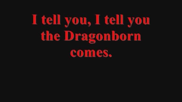 Malukah the Dragonborn Comes With Lyrics